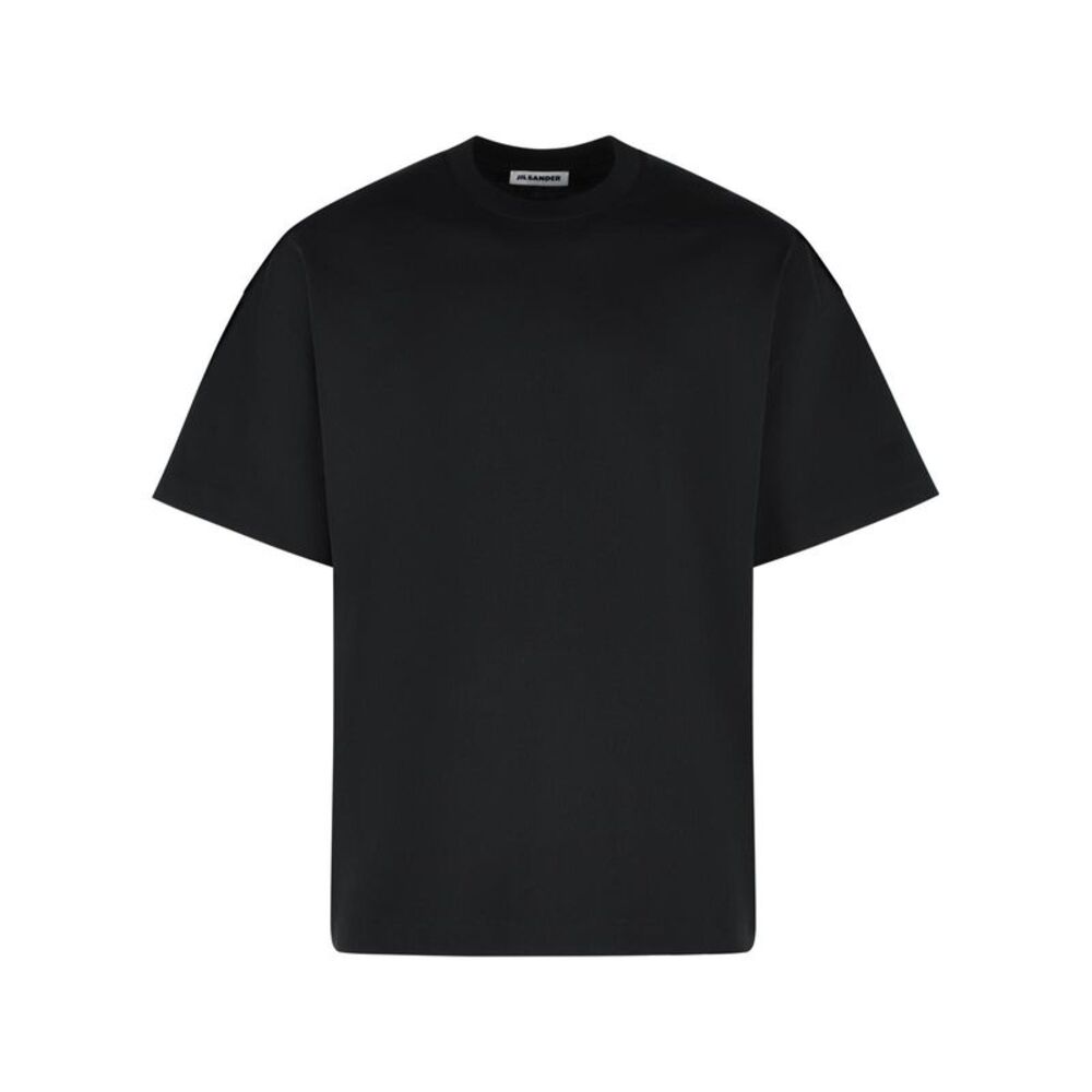 Jil Sander Black Cotton T-Shirt Men